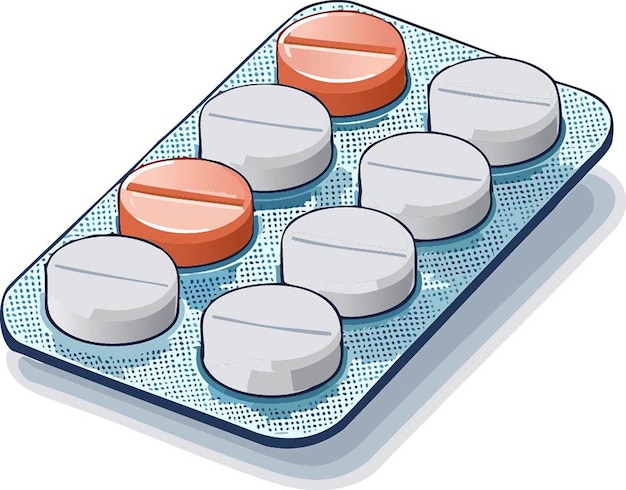 Vector pills illustration