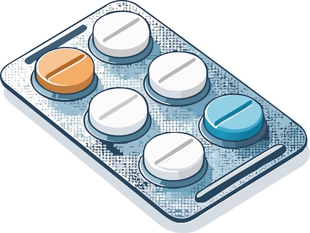 Vector pills illustration