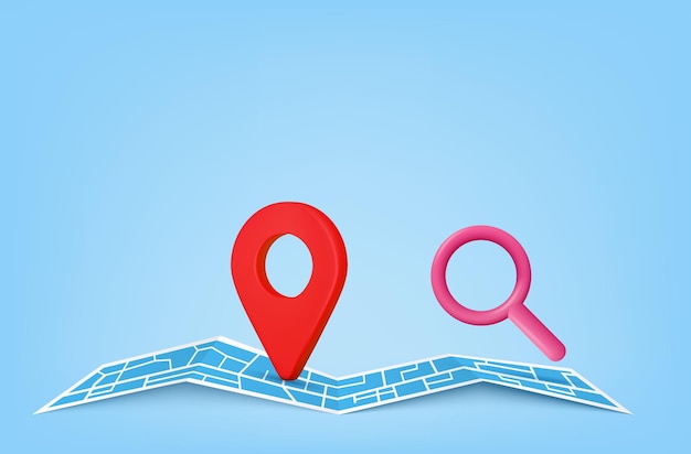 Pin pointer and Map location search GPS