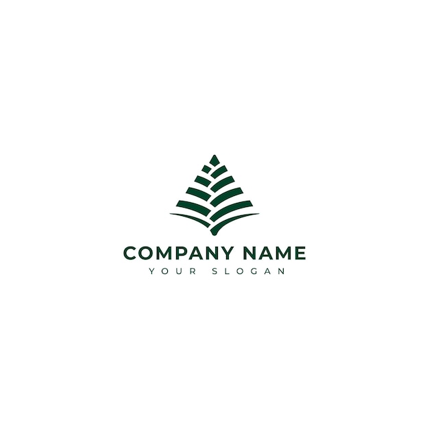 Pine cone logo vector design template