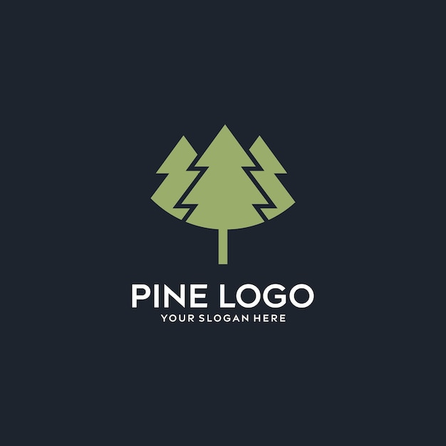 pine logo design