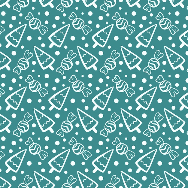 Pine Tree Candy Pattern