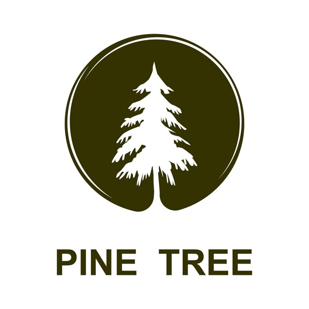 Pine tree Logo design inspiration