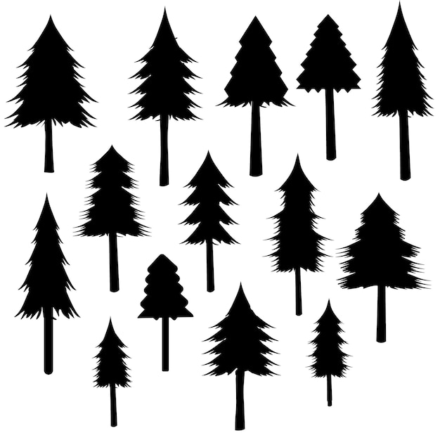 Pine tree vector file Majestic Pine Tree Vector Illustration EPS Design for Natural Landscapes