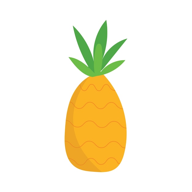 Pineapple in doodle style