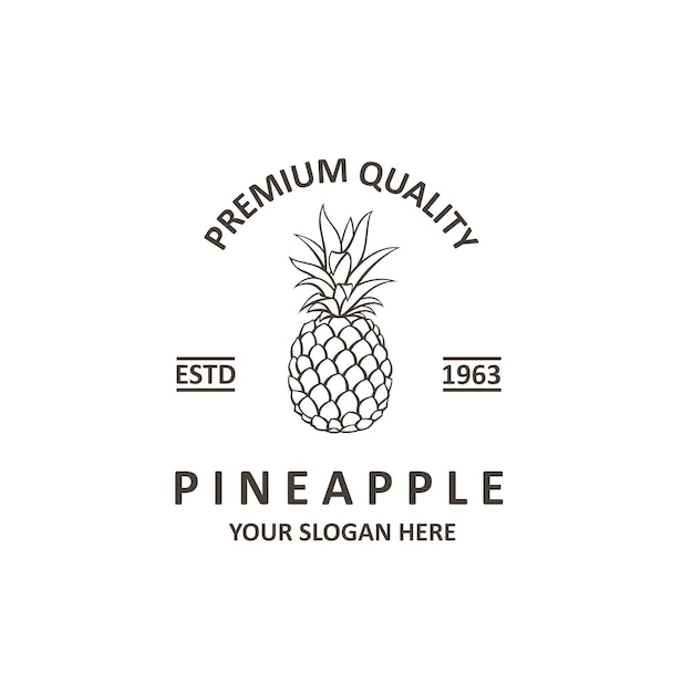 pineapple fruit emblem