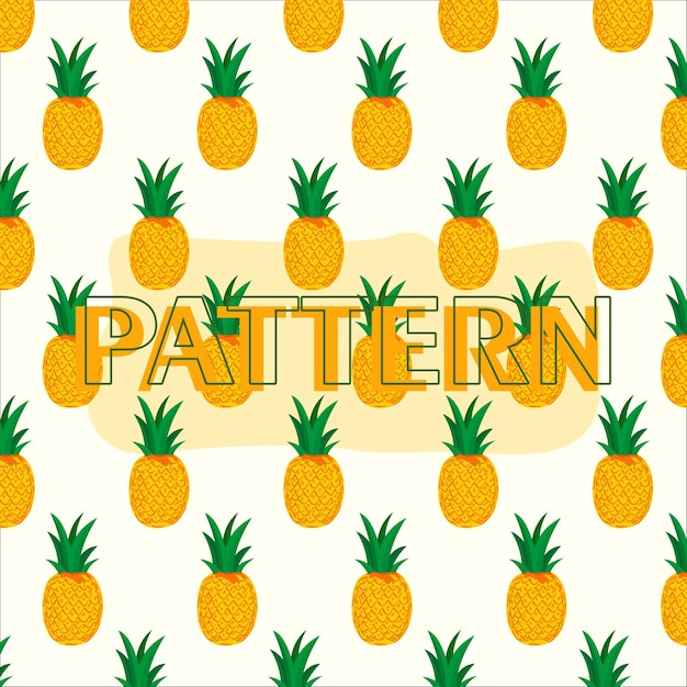 pineapple pattern. summer pattern, textile