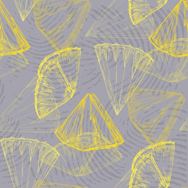 Pineapple seamless pattern