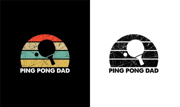 Ping Pong Table Tennis Quote T shirt design, typography