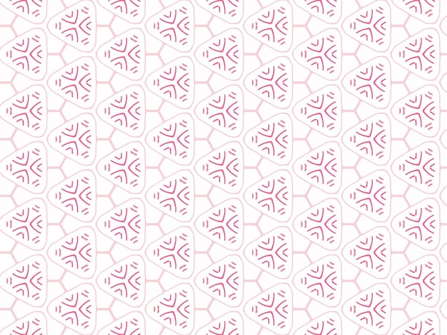 Pink Abstract Mandala or Ikat Wallpaper Pattern Background