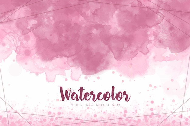 Pink abstract splash paint background with watercolor texture