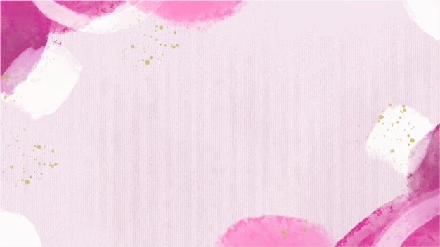 Pink abstract watercolor background