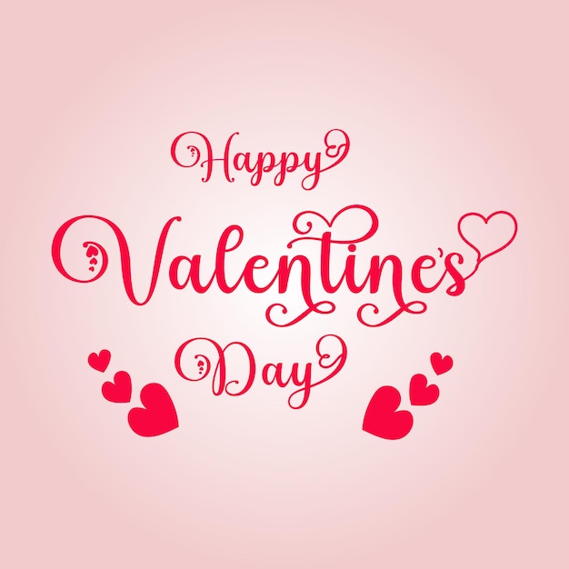 A pink background with a happy valentines day message.