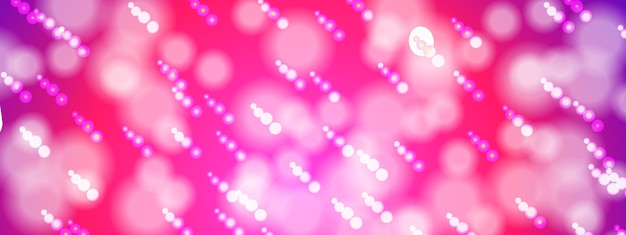 a pink background with lights and a pink background