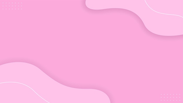 Pink background with a wavy pattern and a white swirl