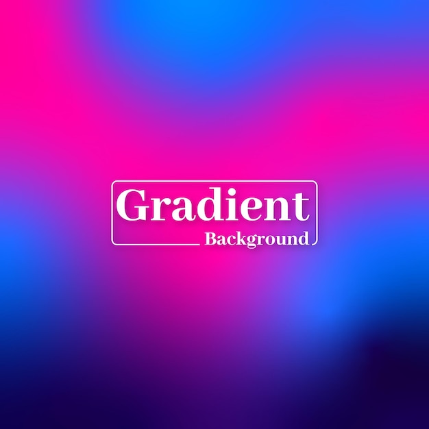 A pink and blue background with the words gradient in white letters.