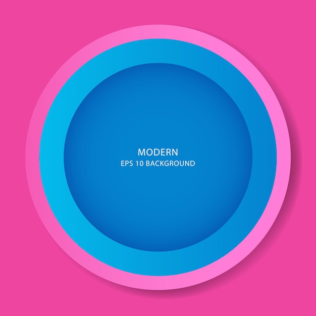 Pink and blue circle