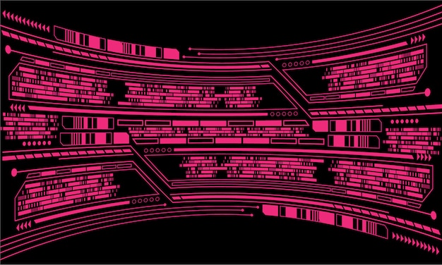 pink cyber circuit future technology concept background