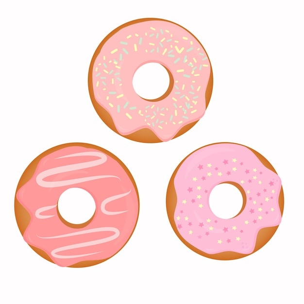 pink donuts