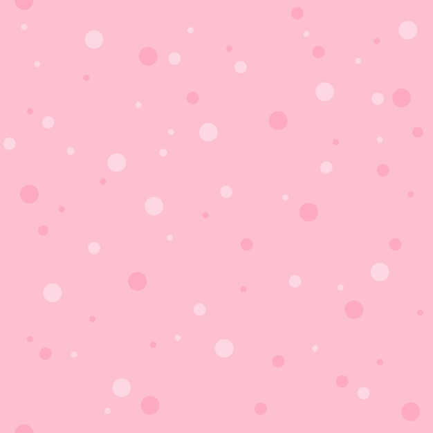 Pink dots seamless pattern