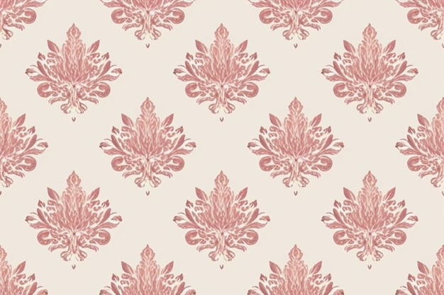 Vector a pink floral wallpaper with a pink floral pattern