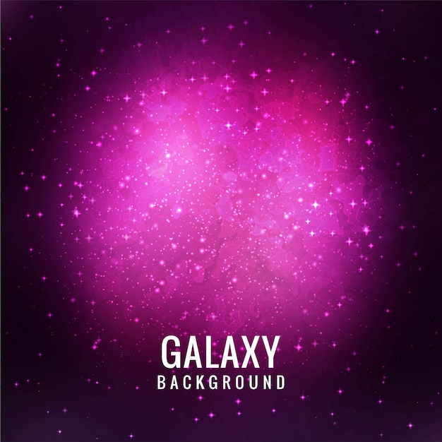 Pink galaxy background design