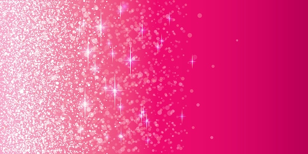 Vector pink glitter background