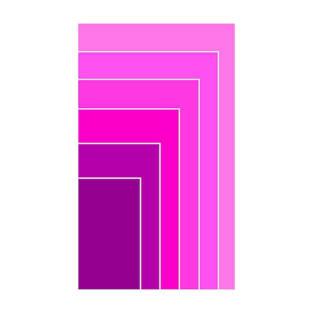 Vector pink gradient squares abstract geometric design vibrant color blocks vector illustration