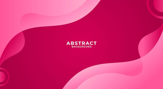 pink gradient wave modern background