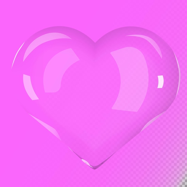 Vector a pink heart with a pink background and a pink background