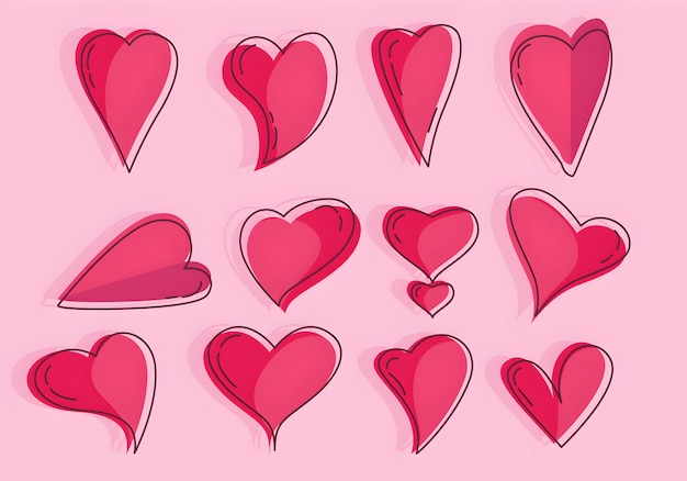 a pink heart with a pink background with a pink heart on it