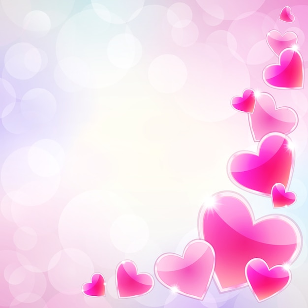 Pink hearts