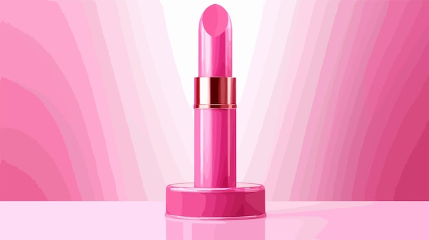 a pink lipstick with a gold lip stick