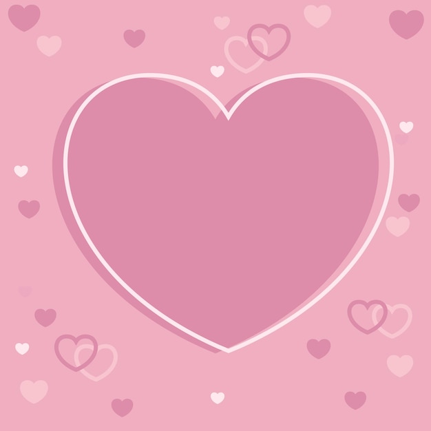 Pink in Love Background