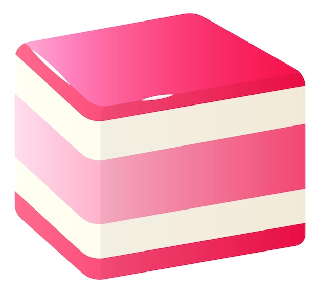 Pink marshmallow Sweet soft candy cartoon icon