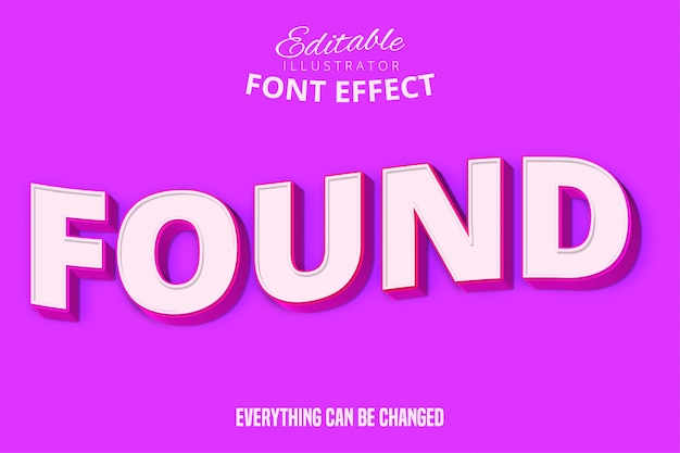 pink modern style text effect