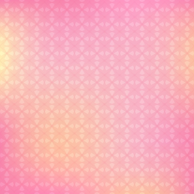 Pink Orange Abstract Background with Stars and Circles