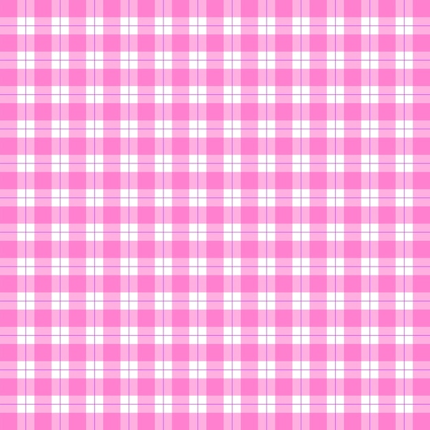 Pink pastel Seamless tartan background pattern Design