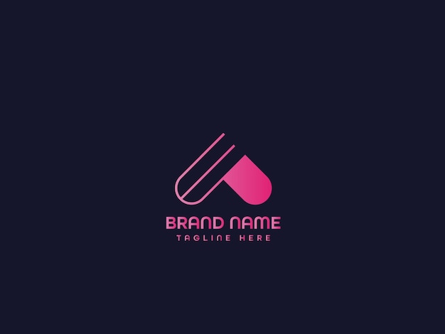 Pink pill logo on a dark background