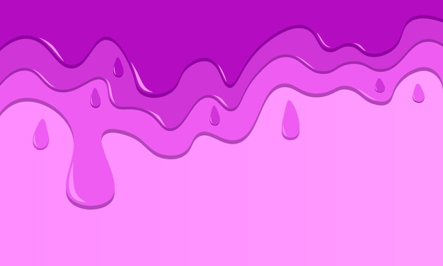 Pink and purple fluid background frame in flat design