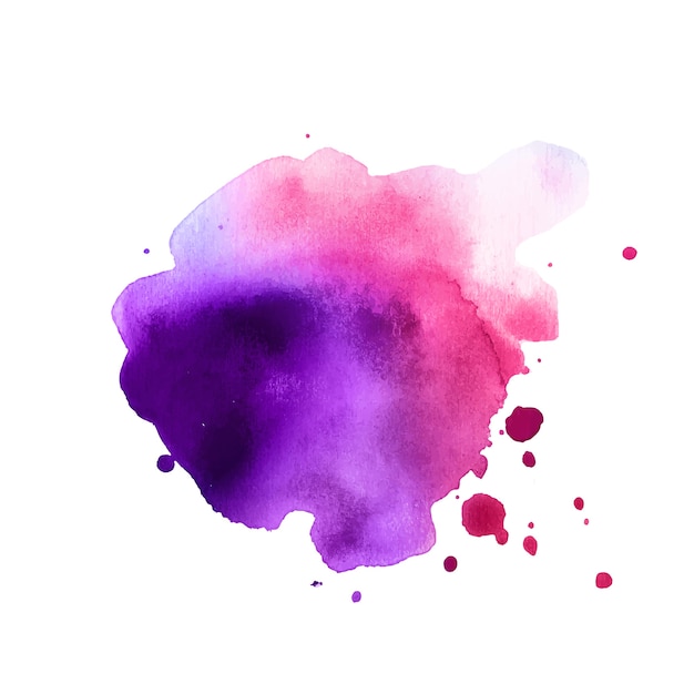 Pink Purple Splash Watercolor 