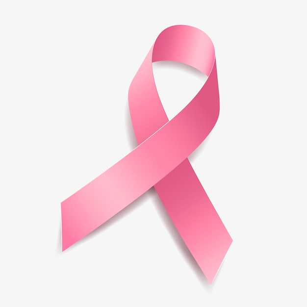 Pink ribbon awareness Birth Parents, Breast Cancer, Eosinophilic Diseases, Nursing Mothers, Women's Health, "Fight Like a Girl". Isolated on white background. Vector illustration.