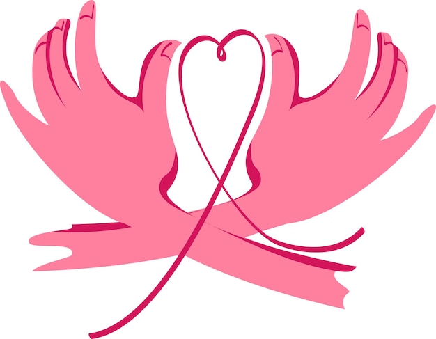 pink ribbon month of breast cancer international breast cancer day worldwide women embracing thems