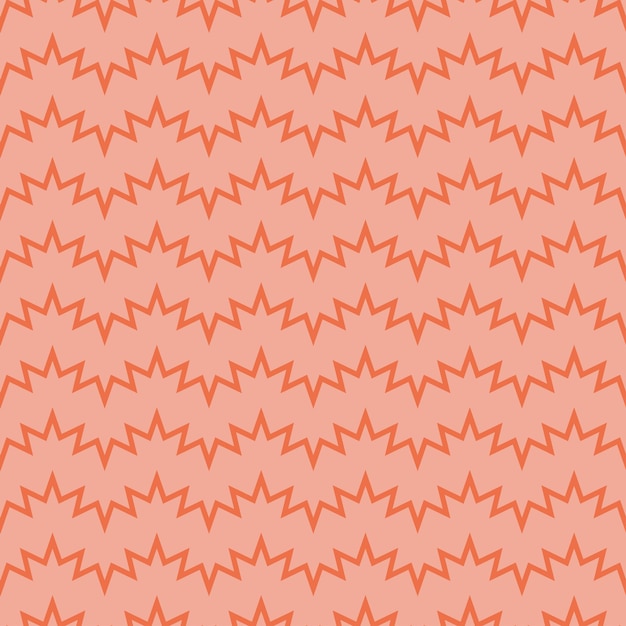 Pink seamless pattern with zig zag lines