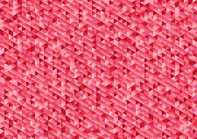 Pink sparkling triangles mosaic abstract background