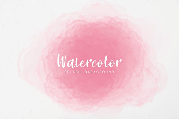 pink splash watercolor Abstract background