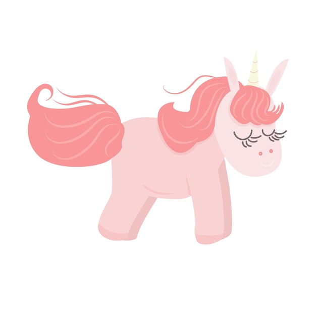 a pink unicorn