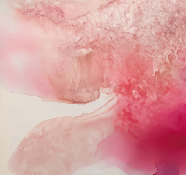 Pink watercolor abstract background