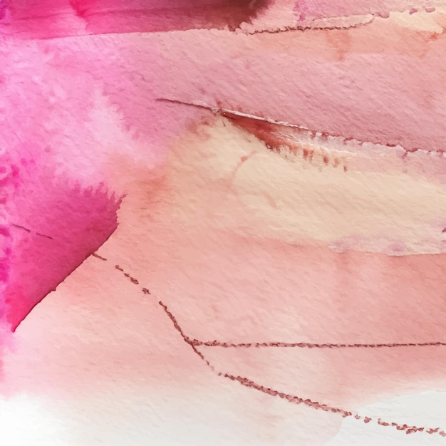 Pink watercolor abstract background