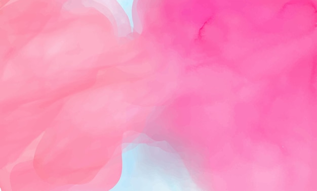 Pink watercolor abstract background